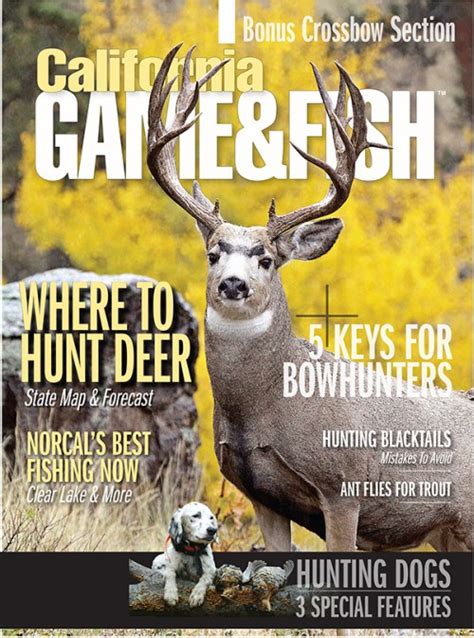 california game and fish magazine|game and fish west magazine.